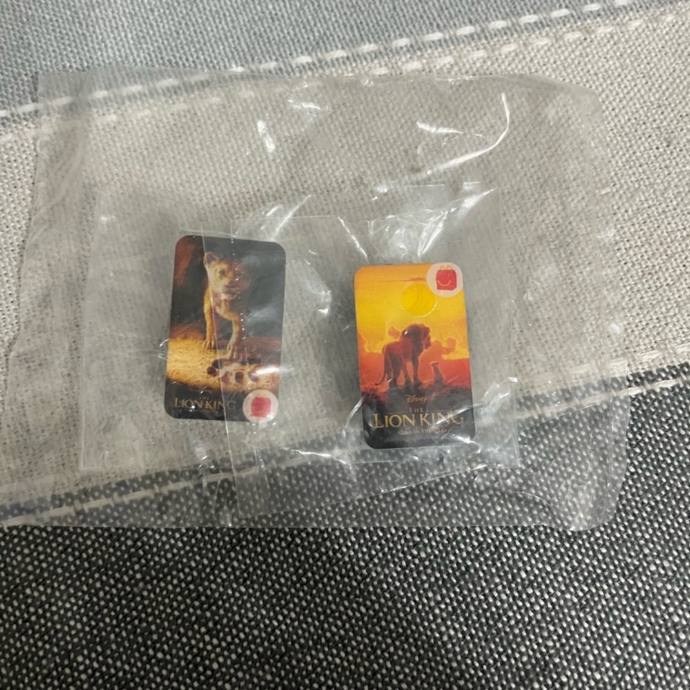 McDonald’s Lion King Collectible Pins